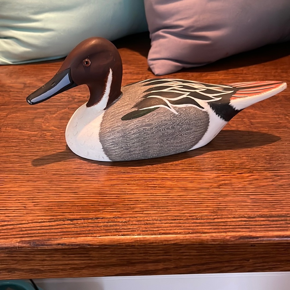Betty Baldwin antique pintail handcrafted duck from 1986